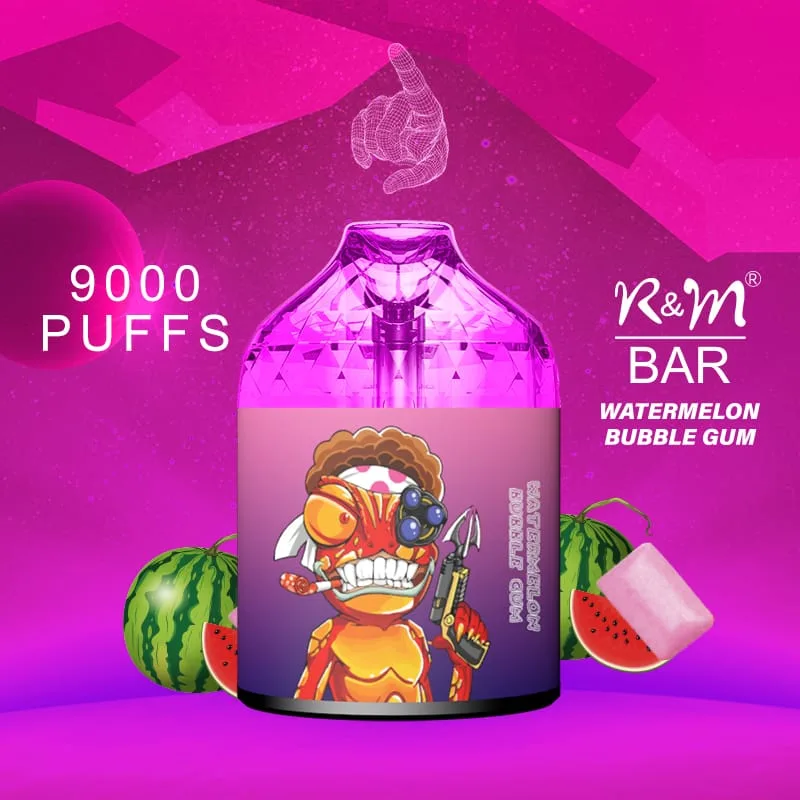 R&M BAR 9000 Puff Vape Desechable Mayorista Flujo de Aire Ajustable Alta Capacidad 3 R&M BAR 9000 Puff Disposable Vape Wholesale Adjustable Airflow High Capacity - Imagen 3