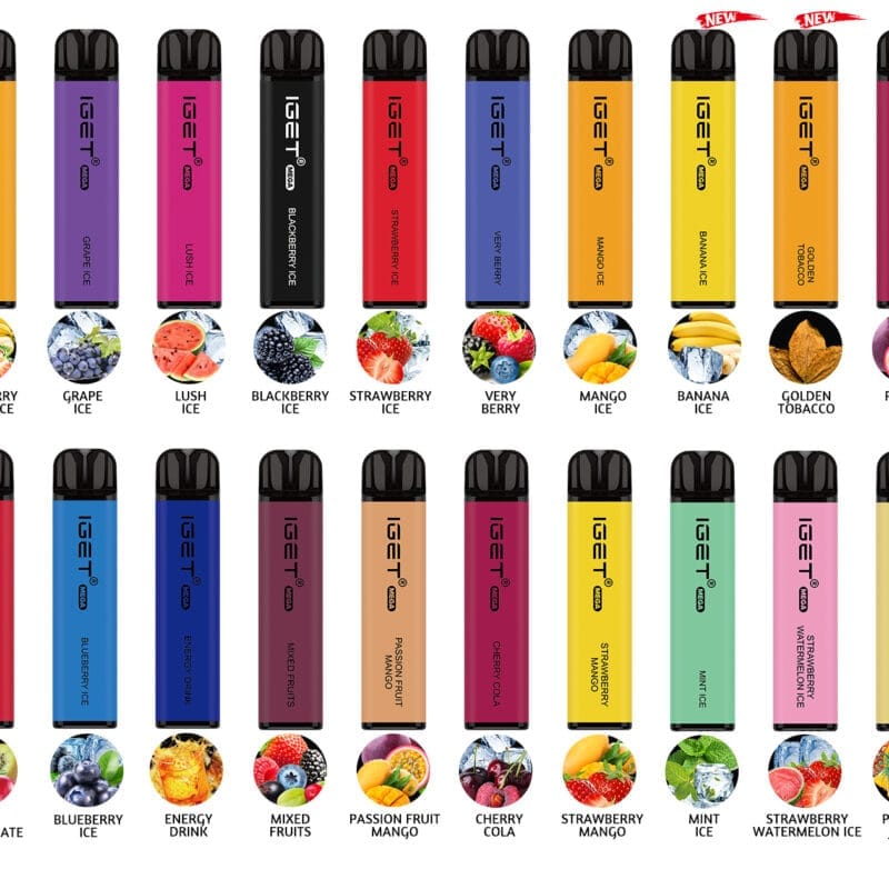 Iget Mega 3000 Puff Disposable Vape Wholesale Compact and Beginner-Friendly Design