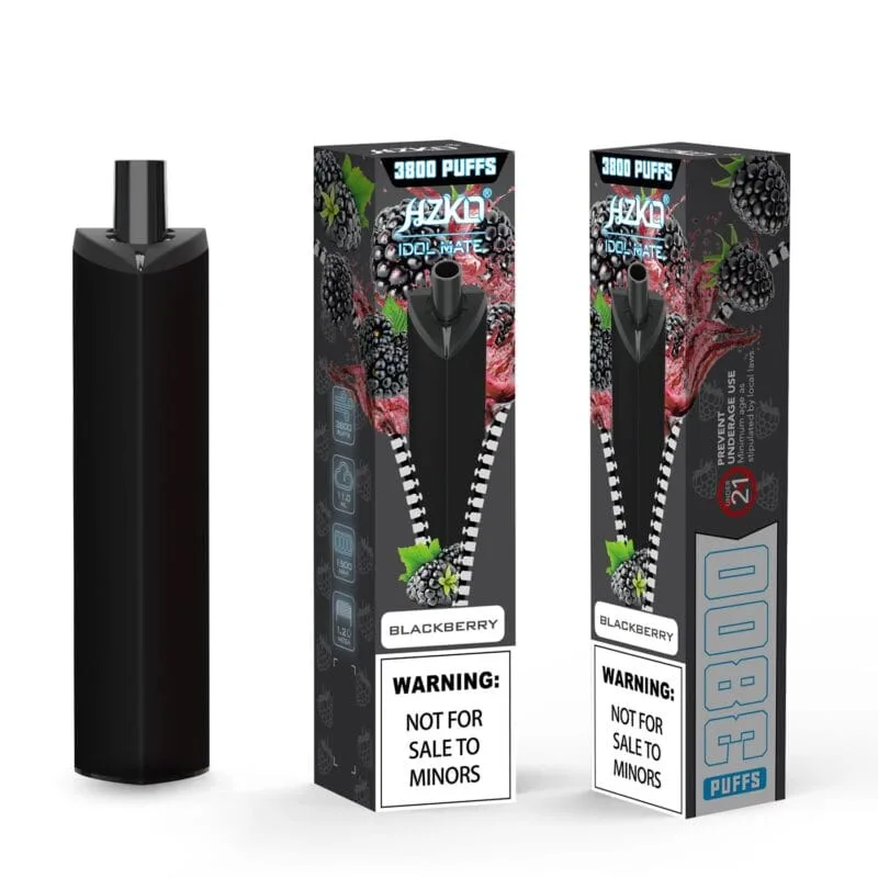 HZKO Idol Mate 3800 Puff Disposable Vape Wholesale Stylish Long-Lasting Build
