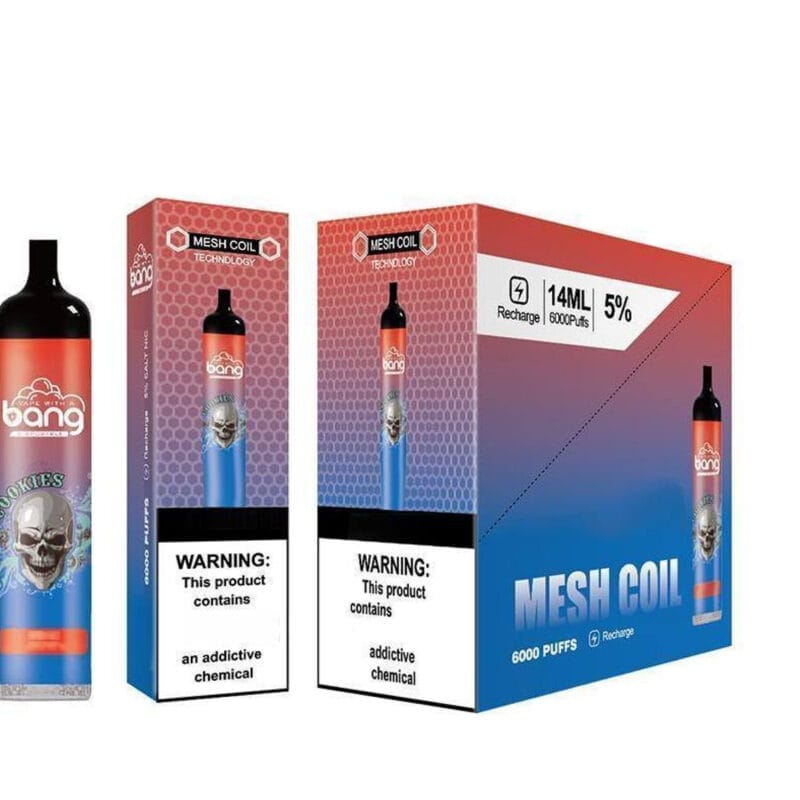 Bang 6000 Puffs Disposable Vape Wholesale Lightweight Long-Lasting Performance
