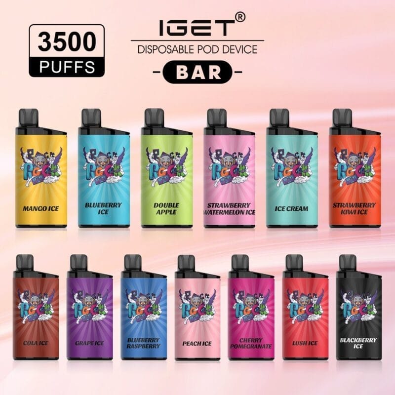 Iget Bar 3500 Puffs Disposable Vape Wholesale Portable High-Performance Vape 1