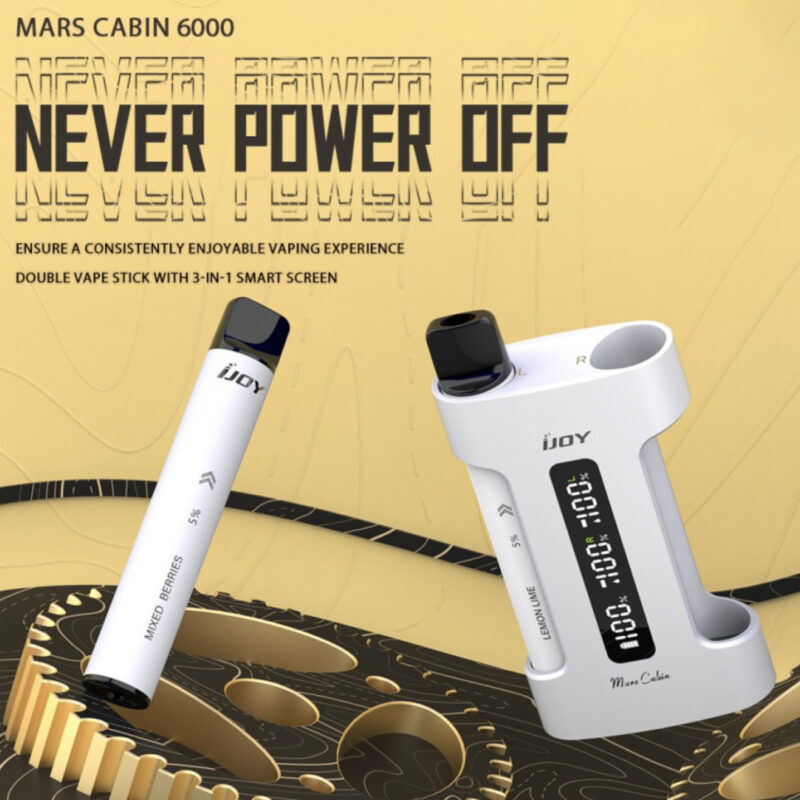 IJOY Mars Cabin 6000 Puffs Wegwerp Vape Groothandel Compact Langdurige Vape 15 IJOY Mars Cabin 6000 Puffs Disposable Vape Wholesale Compact Long Lasting Vape - Afbeelding 8