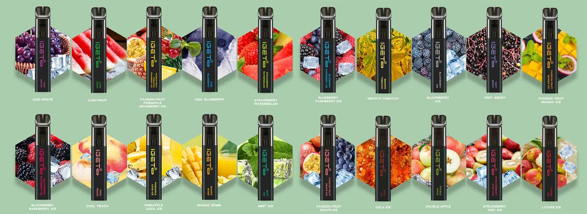 IGET King 2600 Puffs Disposable Vape Wholesale Compact Smooth Vapor Output - Afbeelding 3