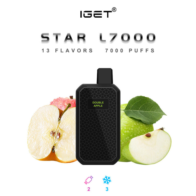 Iget Star L7000 7000 bouffées Vape jetable en gros Ultra portable Performance longue durée 9 Iget Star L7000 7000 Puffs Disposable Vape Wholesale Ultra Portable Long Lasting Performance – Image 4