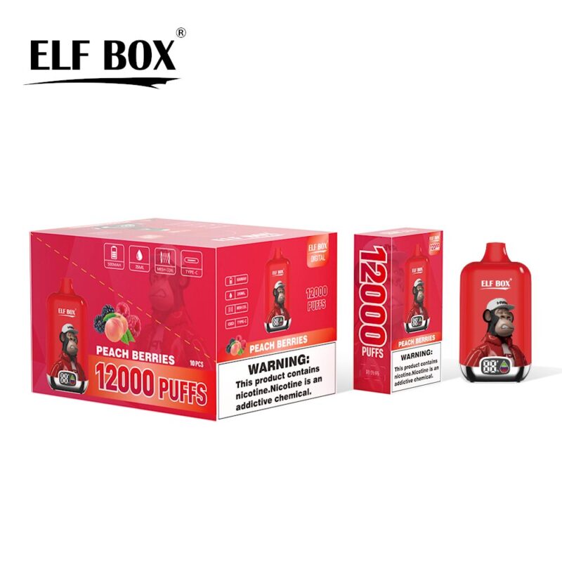 ELF BOX Digital 12000 Puffs Disposable Vape Wholesale – 12,000 Puffs, Digital Display, Rechargeable Design, Bulk Purchase - Image 57