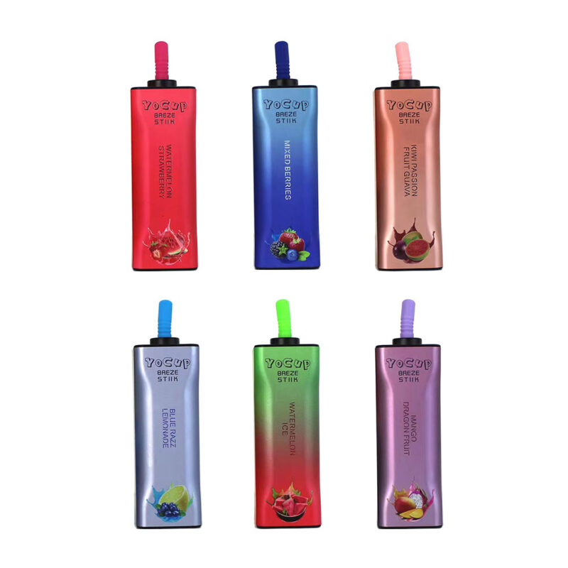 Breze Stiik Yocup 8000 Puffs Disposable Vape Wholesale Long Lasting Durable Build 1