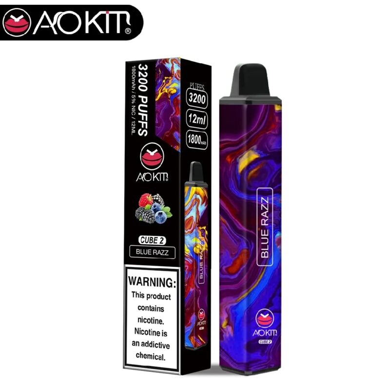 Aokit Cube 2 Disposable Vape Wholesale 3200 Puffs Lightweight Design 1