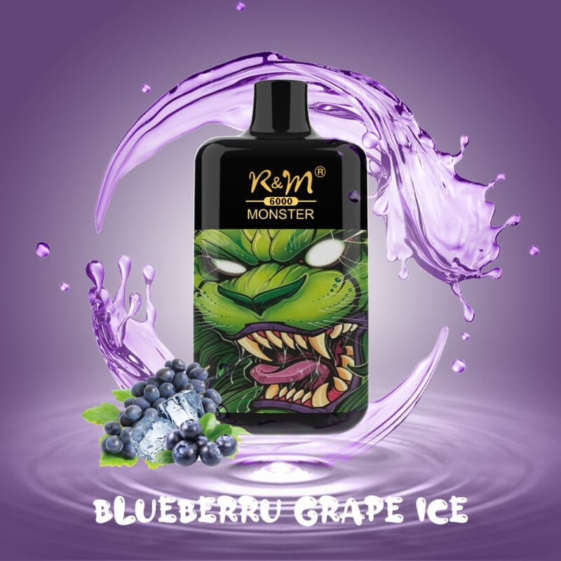 R&M MONSTER 6000 Puff Vape usa e getta all'ingrosso Vape portatile compatto 8 R&M MONSTER 6000 Puff Disposable Vape Wholesale Compact Portable Vape - immagine 2