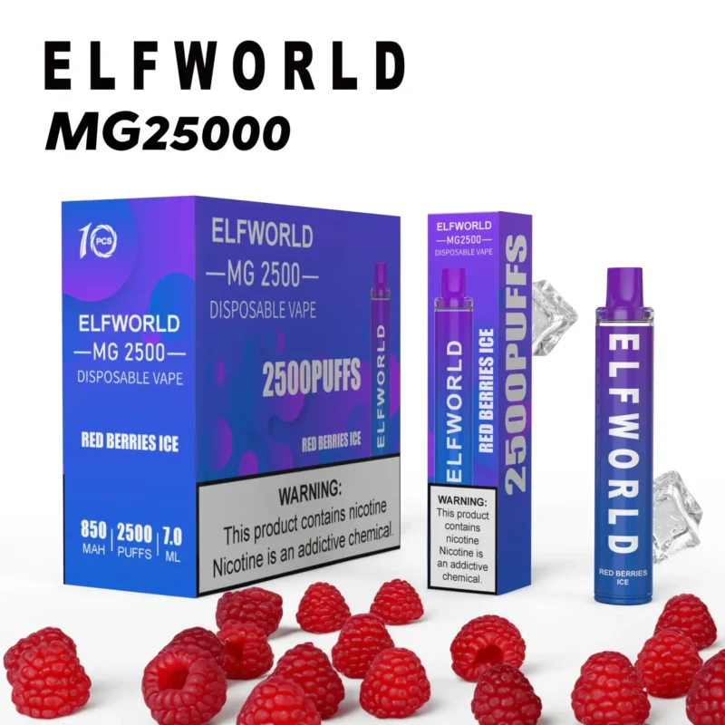 ELFWORLD MG2500 2500 Puffs Disposable Vape Wholesale Portable Beginner Friendly Vape - Image 6
