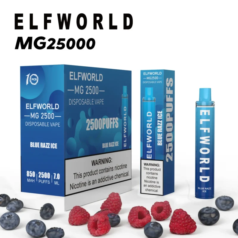 ELFWORLD MG2500 2500 Puffs Disposable Vape Wholesale Portable Beginner Friendly Vape - Image 8