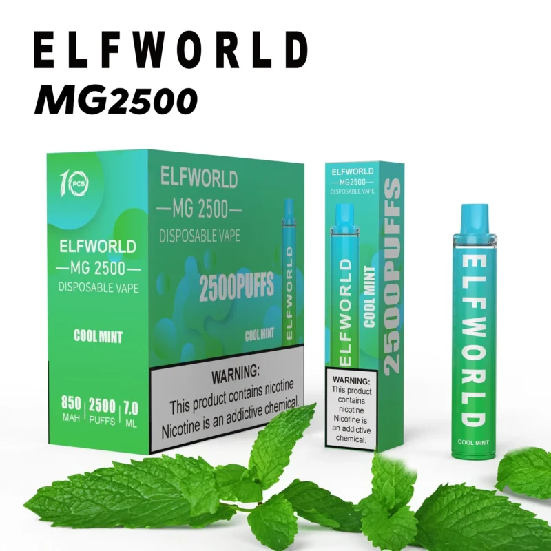 ELFWORLD MG2500 2500 Puffs Disposable Vape Wholesale Portable Beginner Friendly Vape - Image 5