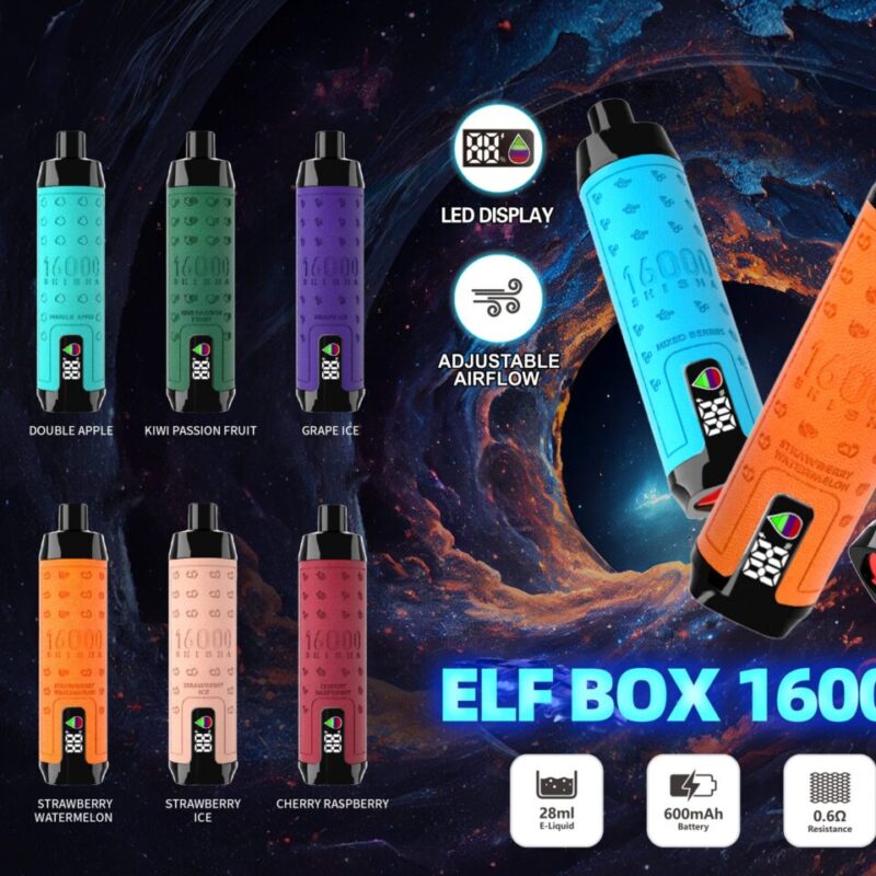 ELF BOX Shisha 16000 Puffs Disposable Vape Wholesale – 16,000 Puffs, Shisha Style, Rechargeable, Bulk Premium Vapes - Image 14