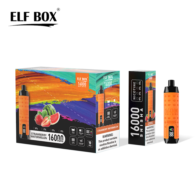 ELF BOX Shisha 16000 Puffs Disposable Vape Wholesale – 16,000 Puffs, Shisha Style, Rechargeable, Bulk Premium Vapes - Image 2