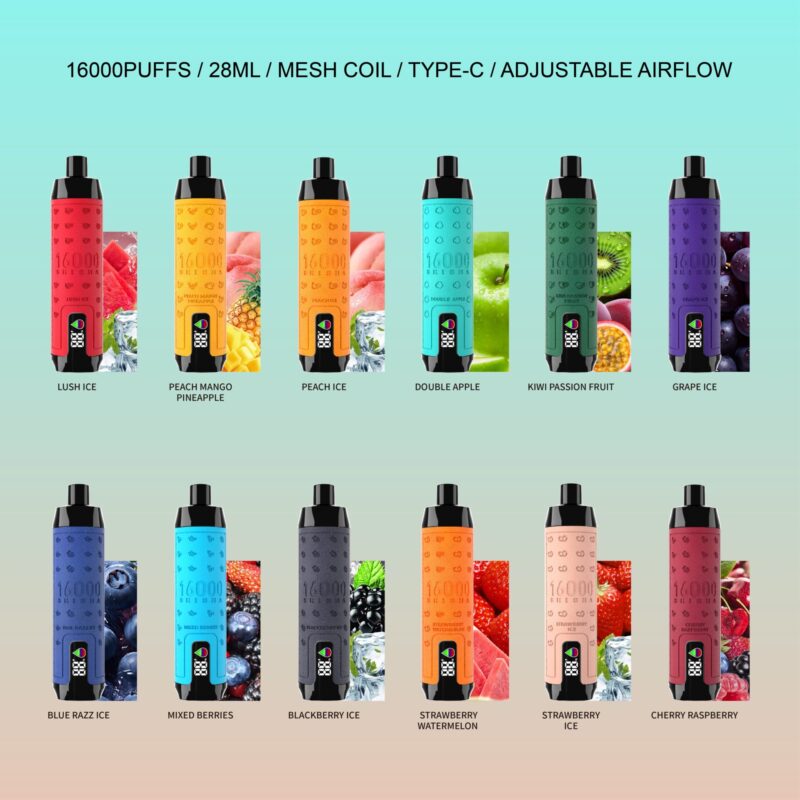 ELF BOX Shisha 16000 Puffs Disposable Vape Wholesale – 16,000 Puffs, Shisha Style, Rechargeable, Bulk Premium Vapes - Image 13