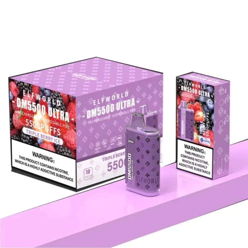 ELFWORLD DM5500 ULTRA 5500 Puffs Disposable Vape Wholesale Leak Proof Long Lasting Design 11 ELFWORLD DM5500 ULTRA 5500 Puffs Disposable Vape Wholesale Leak Proof Long Lasting Design - Image 5