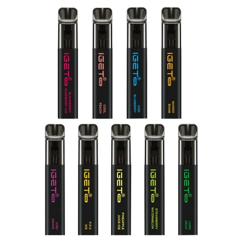 IGET King 2600 Puffs usa e getta Vape all'ingrosso Compatto Uscita di vapore liscia