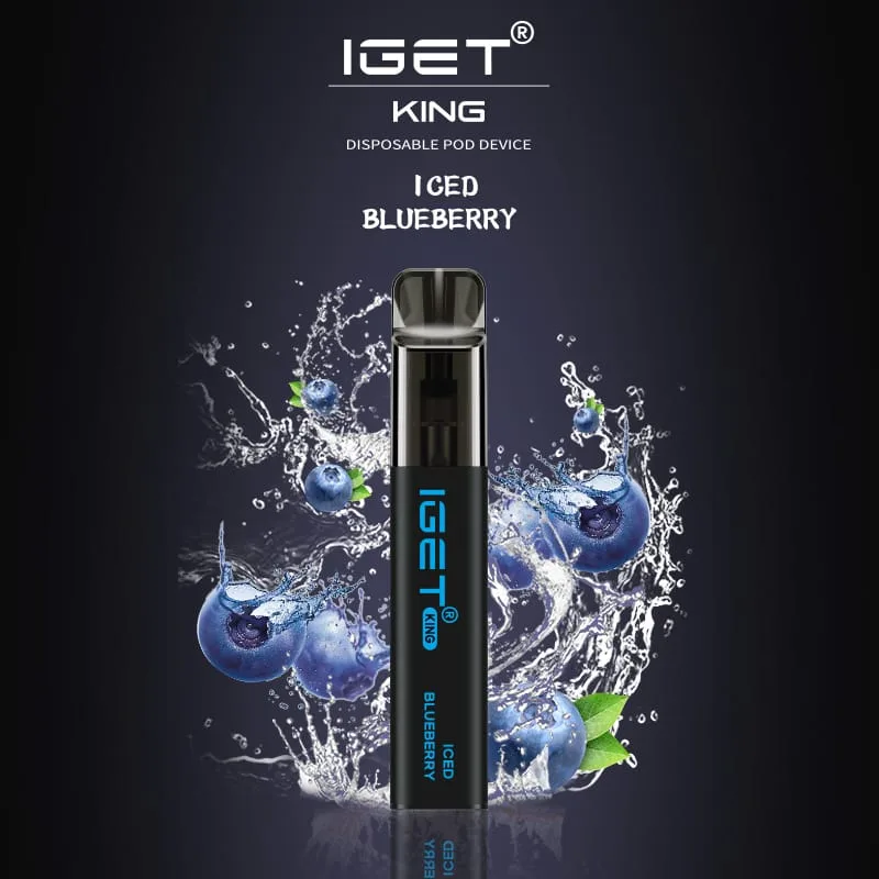 IGET King 2600 Puffs Disposable Vape Wholesale Compact Smooth Vapor Output - Afbeelding 5