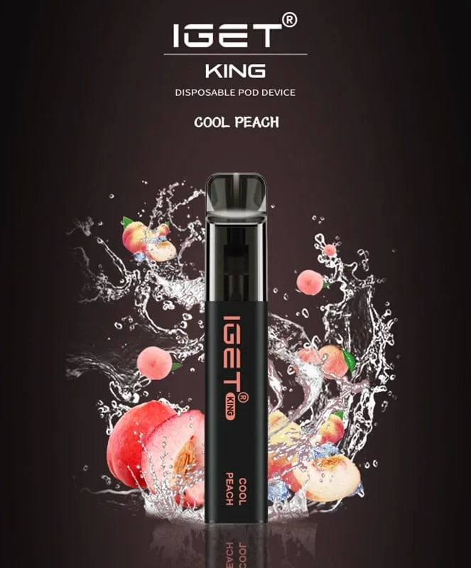 IGET King 2600 Puffs Disposable Vape Wholesale Compact Smooth Vapor Output - Afbeelding 6