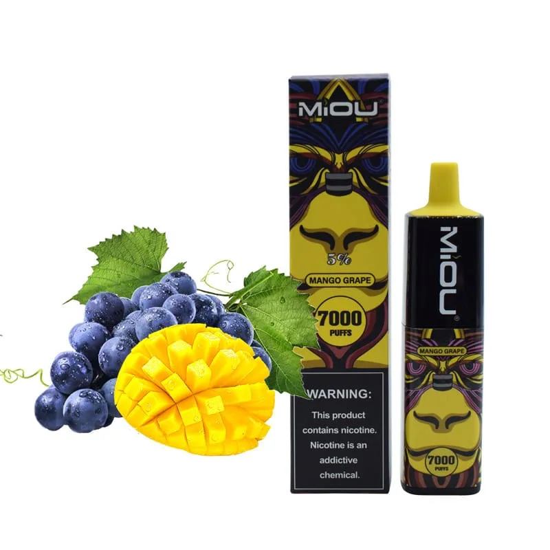 MIOU 7000 Puffs Disposable Vape Wholesale High Capacity Long-Lasting Vape - Image 8
