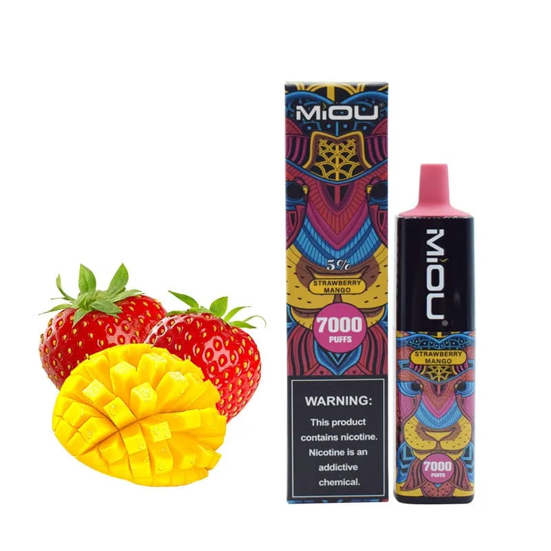 MIOU 7000 Puffs Disposable Vape Wholesale High Capacity Long-Lasting Vape - Image 4