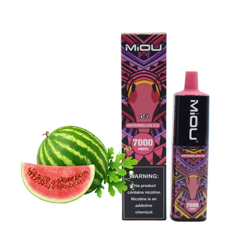 MIOU 7000 Puffs Disposable Vape Wholesale High Capacity Long-Lasting Vape - Image 2