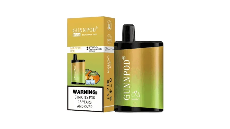 GUNNPOD Meta 4000 Puffs Disposable Vape Wholesale Lightweight Portable Design 1