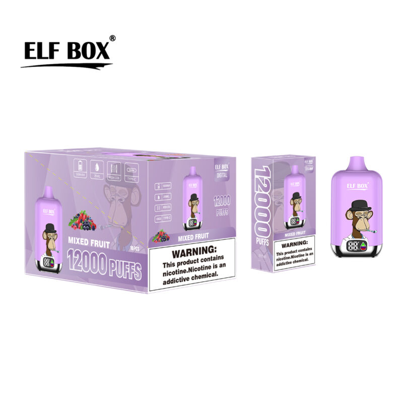 ELF BOX Digital 12000 Puffs Disposable Vape Wholesale – 12,000 Puffs, Digital Display, Rechargeable Design, Bulk Purchase - Image 45