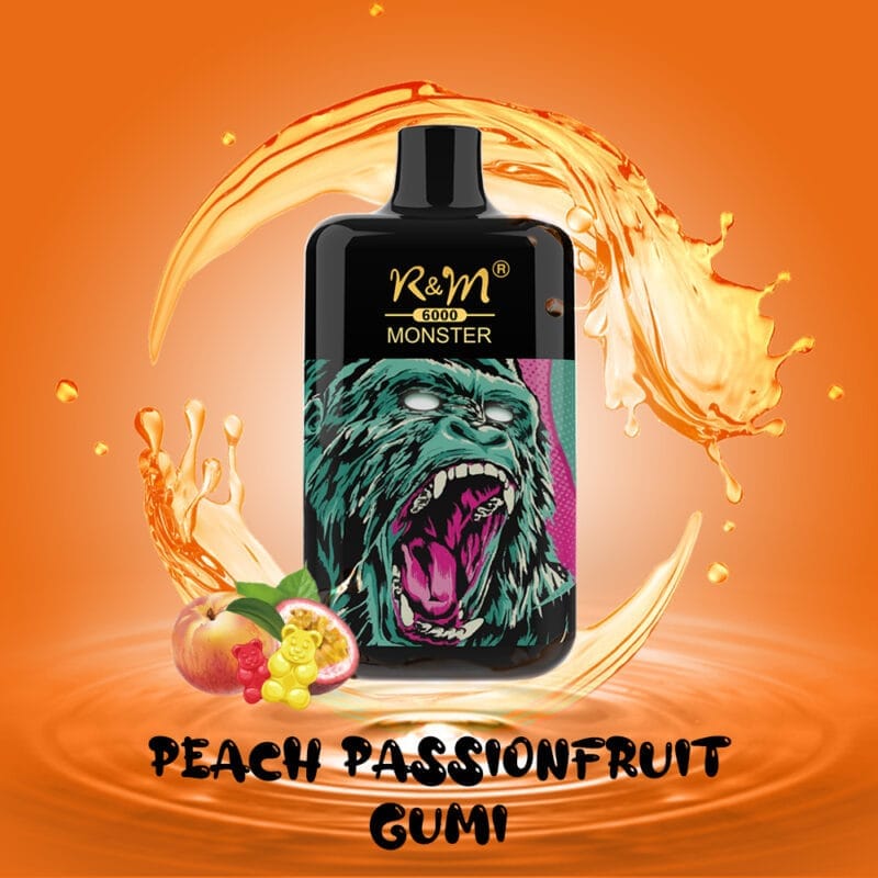 R&M MONSTER 6000 Puff Vape usa e getta all'ingrosso Vape portatile compatto 12 R&M MONSTER 6000 Puff Disposable Vape Wholesale Compact Portable Vape - immagine 6