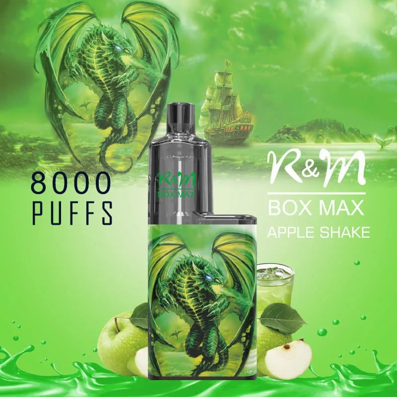 R&M BOX MAX 8000 Puffs Disposable Vape Wholesale Lightweight Durable Build
