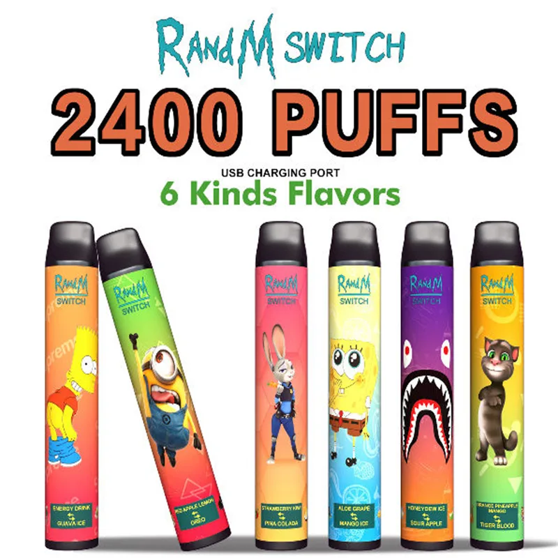 RandM Switch R And M 2in1 2400 Puffs Disposable Vape Wholesale Compact Hassle-Free Design