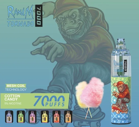 RandM Tornado 7000 trekjes Wegwerp-e-sigaret Groothandel Instelbare luchtstroom Duurzaam ontwerp 17 RandM Tornado 7000 Puffs Disposable Vape Wholesale Adjustable Airflow Durable Design - Afbeelding 17
