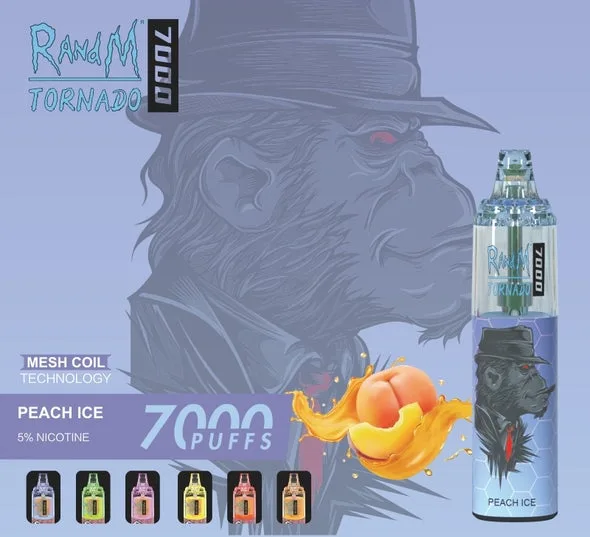 RandM Tornado 7000 trekjes Wegwerp-e-sigaret Groothandel Instelbare luchtstroom Duurzaam ontwerp 13 RandM Tornado 7000 Puffs Disposable Vape Wholesale Adjustable Airflow Durable Design - Afbeelding 13