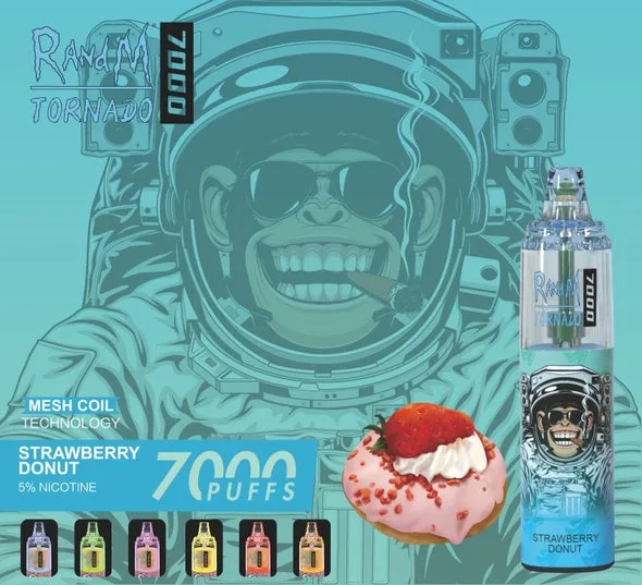 RandM Tornado 7000 trekjes Wegwerp-e-sigaret Groothandel Instelbare luchtstroom Duurzaam ontwerp 5 RandM Tornado 7000 Puffs Disposable Vape Wholesale Adjustable Airflow Durable Design - Afbeelding 5