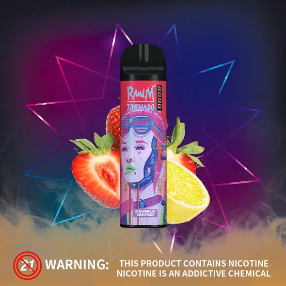 RANDM Tornado 8000 Puffs Wegwerp Vape Groothandel Lichtgewicht Langdurige Vape