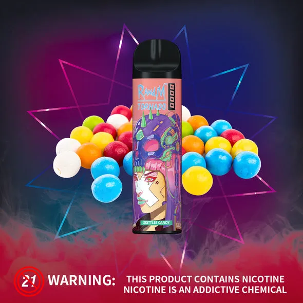 RANDM Tornado 8000 Puffs Disposable Vape Wholesale Lightweight Long-Lasting Vape - Afbeelding 10