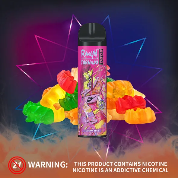 RANDM Tornado 8000 Puffs Disposable Vape Wholesale Lightweight Long-Lasting Vape - Afbeelding 9