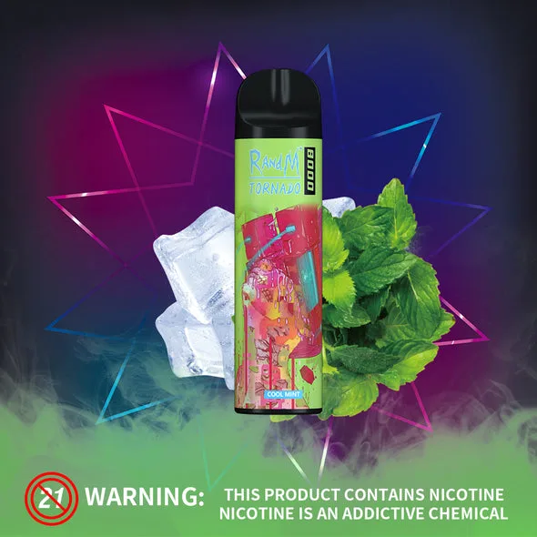 RANDM Tornado 8000 Puffs Disposable Vape Wholesale Lightweight Long-Lasting Vape - Afbeelding 18