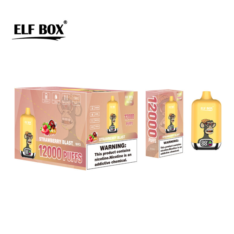 ELF BOX Digital 12000 Puffs Disposable Vape Wholesale – 12,000 Puffs, Digital Display, Rechargeable Design, Bulk Purchase - Image 44