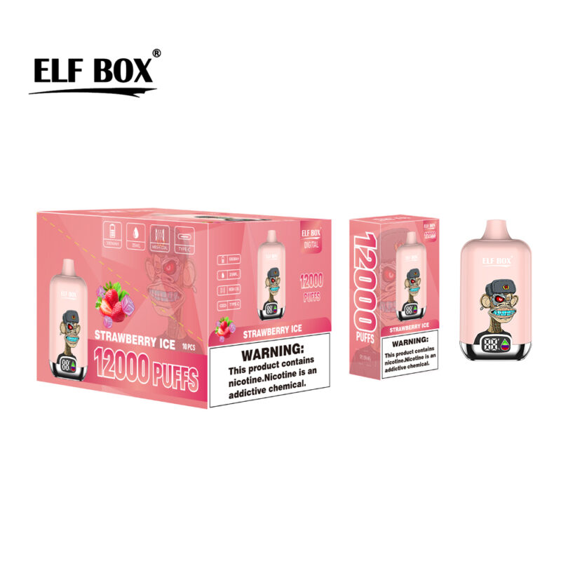 ELF BOX Digital 12000 Puffs Disposable Vape Wholesale – 12,000 Puffs, Digital Display, Rechargeable Design, Bulk Purchase - Image 43