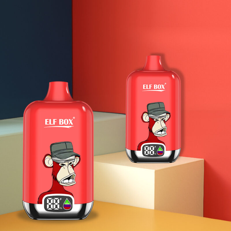 ELF BOX Digital 12000 Puffs Disposable Vape Wholesale – 12,000 Puffs, Digital Display, Rechargeable Design, Bulk Purchase - Image 3