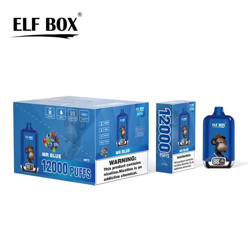 ELF BOX Digital 12000 Puffs Disposable Vape Wholesale – 12,000 Puffs, Digital Display, Rechargeable Design, Bulk Purchase - Image 50