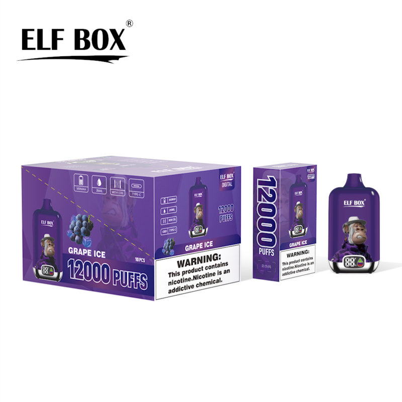 ELF BOX Digital 12000 Puffs Disposable Vape Wholesale – 12,000 Puffs, Digital Display, Rechargeable Design, Bulk Purchase - Image 46