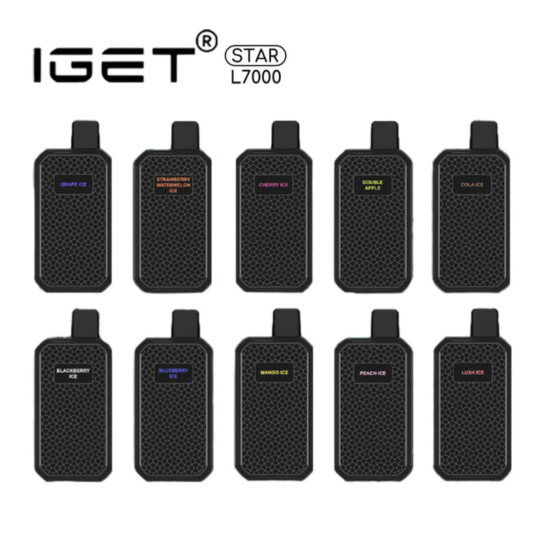 Iget Star L7000 7000 Puffs Disposable Vape Wholesale Ultra Portable Long Lasting Performance 1