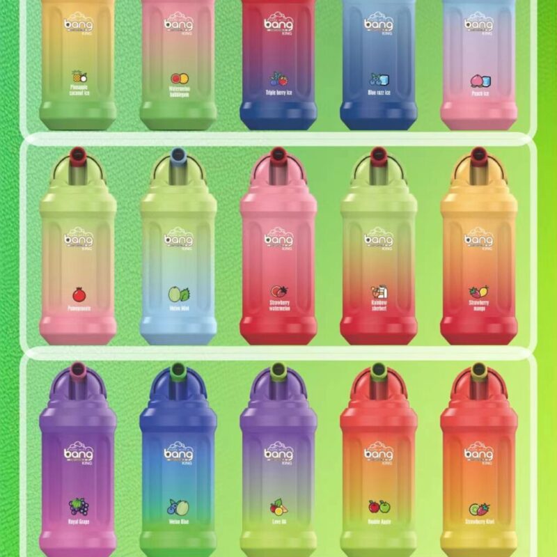 Bang King 12000 Puffs Disposable Vape Wholesale – 12,000 Puffs, Long-Lasting Battery, High Capacity for Bulk Orders
