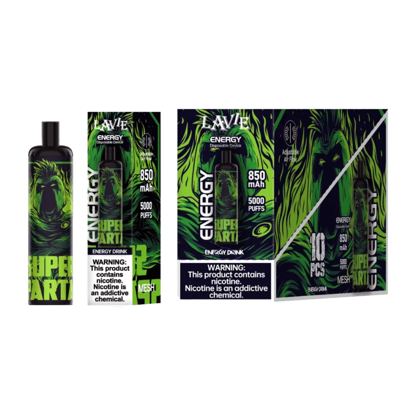 Lavie Energy 5000 Puff Disposable Vape Wholesale Compact Long-Lasting Vape