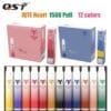 IQTE Heart 1500 Puff Vape usa e getta all'ingrosso Compatto Ad alto contenuto di nicotina 3 IQTE Heart 1500 Puff Vape usa e getta all'ingrosso compatto ad alta concentrazione di nicotina 2
