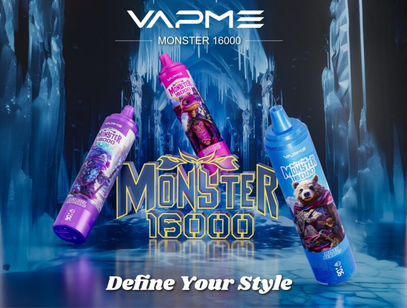 VAPME Monster 15000 Disposable Vape Wholesale – 15,000 Puffs, Rechargeable, Durable Build, Premium E-Liquid for Wholesale 1