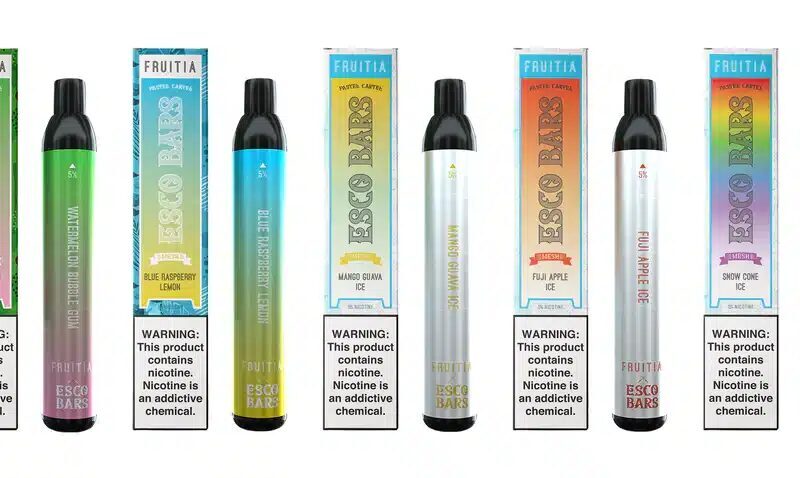 Esco Bars Ripe Collection 2500 Dual Mesh Coil Disposable Vape USB C Wholesale