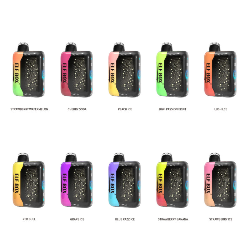 ELF BOX Pulse X 25000 Puffs Wegwerp Vape Groothandel - 25.000 Puffs, Dual Mesh Coil, Hoge Capaciteit, Bulk Pods Beschikbaar 27 ELF BOX Pulse X 25000 Puffs Disposable Vape Wholesale – 25,000 Puffs, Dual Mesh Coil, High Capacity, Bulk Pods Available - Afbeelding 13