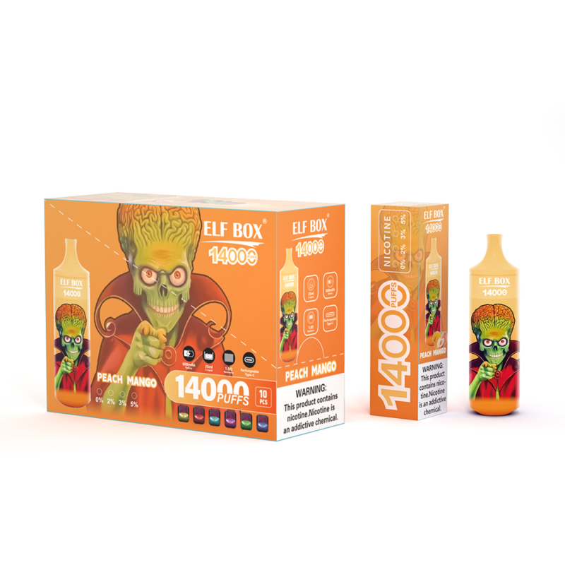 ELF BOX RGB14000 Puffs Disposable Vape Wholesale – 14,000 Puffs, RGB Lighting, 16mL Tank, Bulk Disposable Vapes – Image 28